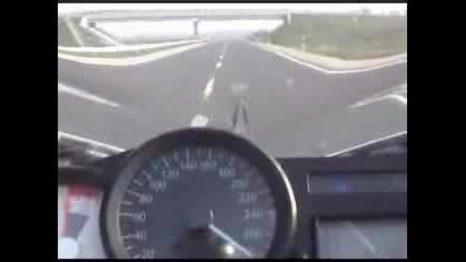 Bmw K1200s 0 - 280km/h