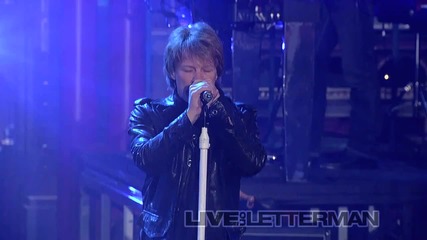 Bon Jovi - Its My Life (live on Letterman) 