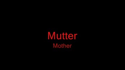 Mutter - Rammstein Lyrics And English Tran