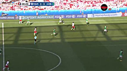Полша - Северна Ирландия 0:0 /първо полувреме/
