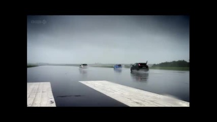 Top Gear - Dragrace - Focus rs500 vs Cosworth Impreza vs Volvo C30 polestar (360p) 