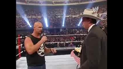 Stone Cold и Jbl се надпиват с бира [ Saturday Nights Main Event 18.03.2006]