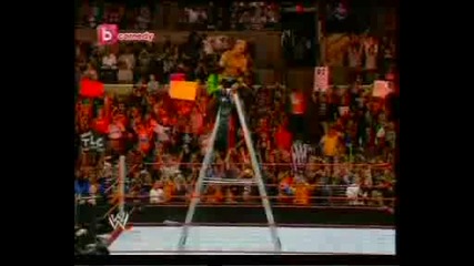 Wwe Tlc Маси , Стълби и Маси Крисчън срещу Шелтон Белжамин (бг аудио) 