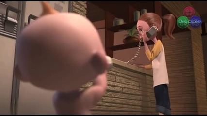 Pixar Jack Jack Attack Mini - Animation (Историята за едно супер бебе) High-Quality