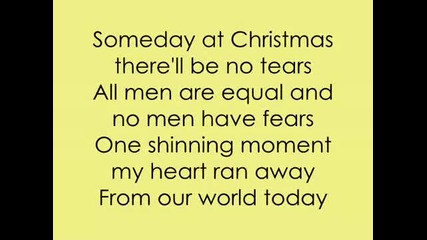 Justin Bieber - Someday at christmas / lyrics