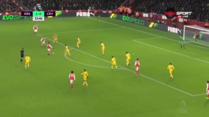 Арсенал - Кристъл Палас 1:0 /първо полувреме/