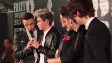 One Direction steal their own Brit Award at the 2013 Winner's Conference