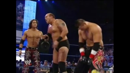 John Morrison и The Miz се ебават с Festus 
