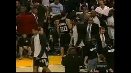 Manu Ginobili - Crossover And Sick Dunk