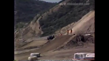 The Jump - Mazda 323 Gtx Rally Car Flies Through the Air 