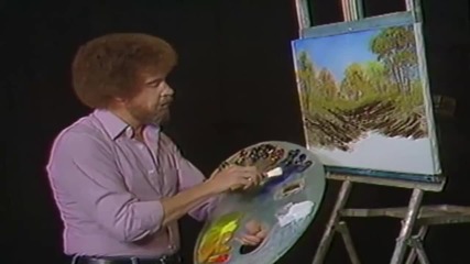 S03 Радостта на живописта с Bob Ross E03 - бълбукащ поток ღобучение в рисуване, живописღ