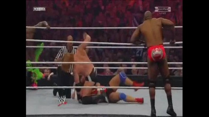 Wrestlemania 27 - Big Show , Santino , Koffi , Kane vs The Corre