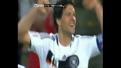 Portugal 2:3 Germany Ballack