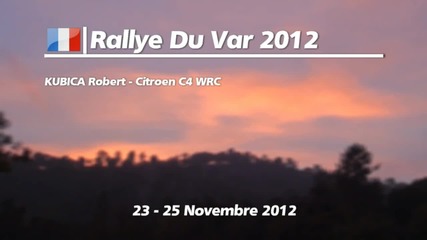 Rallye Du Var 2012 - Robert Kubica [hd]