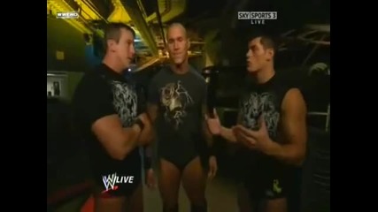 Randy Orton & Legacy Backstage - 10/26/09