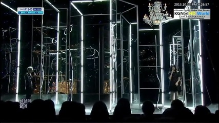 G-dragon - Black (feat. Jennie Kim) Inkigayo 131013