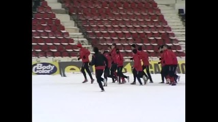 Първата тренировка на Локомотив София за 2015 година