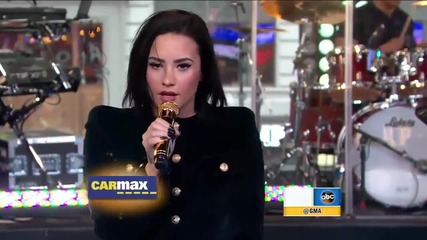 Прекрасно изпълнение!!! Demi Lovato - Confident - Live on Gma 2015