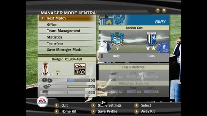 Fifa 07 - Manager Mode Bury Season 02 Епизод 30