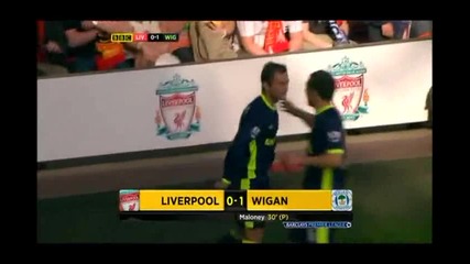 Liverpool 1 - 2 Wigan * Highlights * 24.03.2012 Premier League