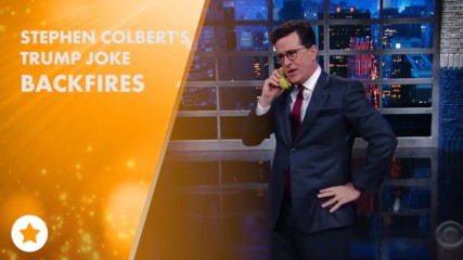 Colbert refuses to apologize over Trump joke