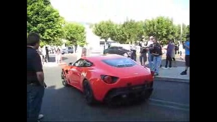 Aston Martin V12 Zagato Startup and Short Drive