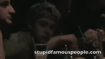 Niall Horan of One Direction goes to Irish Pub in Ny