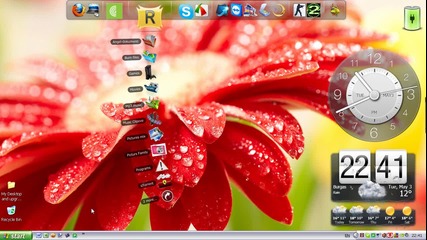 My Desktop wheater and clock widgets Моят Десктоп
