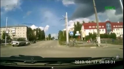 Пешеходците имаха късмет