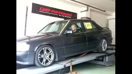 Mercedes Benz 190 E 2.5 16v Dyno test