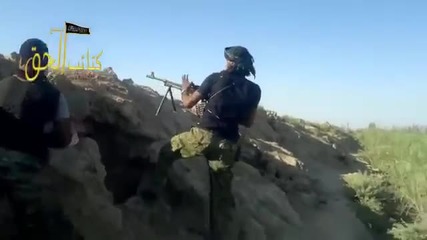 Сирия Самый Профессиональный Снайпер в Мире, в паре с пулеметом 15 07 2013