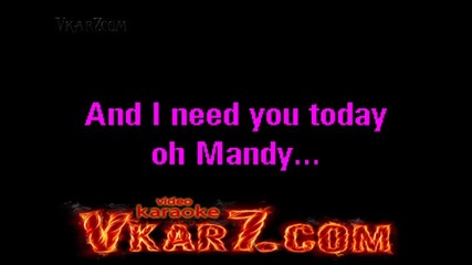 Barry Manilow - Mandy - karaoke (instrumental) 
