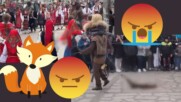 Мъртва лисица на въже: Гавра на кукерския фестивал „Старчевата“ в Разлог!