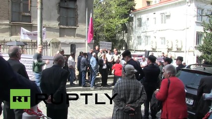 Georgia: Protesters urge the normalisation of relations with Russia