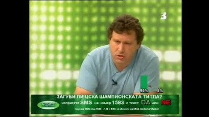 Коментар на Вили Вуцов и репортаж за мача Черно море 1 - 0 Цска 17.05.09