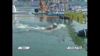 Рускиня със злато от маратонското плуване на 10 км - Пекин 2008