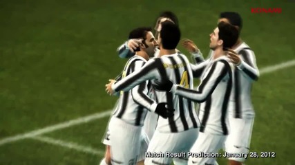 Pes 2012 Predicts Result_ Juventus vs. Udinese Calcio