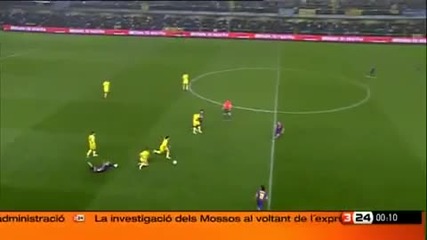 Villareal 1 - 4 Fc barcelona All Goals Match Highlights 