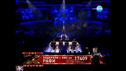 29.11. - Рафи, X Factor, Полуфинал
