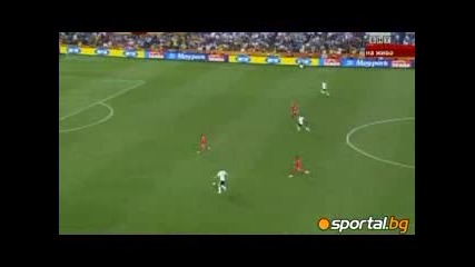 27.6.2010 Германия - Англия 4 - 1 Световно първенство по футбол група 1/8 финал 
