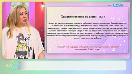Нумерологична прогноза за април | На кафе | 2 апр. 2026