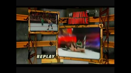Wwe Royal Rumble Match 2011 - Hornswoggle Tadpole Splash Vbox7