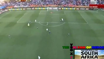 Словения - Сащ 2:2 - Гол на Валтер Бирса (словения) в 13та минута - Fifa World Cup 2010 