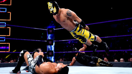 Lince Dorado & Gran Metalik vs. Hideo Itami & Akira Tozawa - Tornado Tag Team Match: WWE 205 Live, April 17, 2018