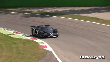 Ferrari Fxx Evoluzione Screaming Around Monza Circuit