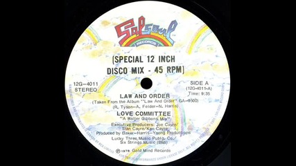 love commitee--law and order-1978 album version