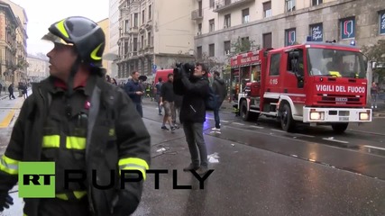 Italy: Firefighters clear May Day damage after protest turns violent in Milan