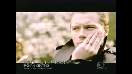 Превод! Ronan Keating - When you say nothing at all