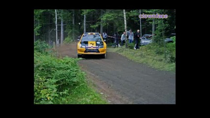 Полет На Евгений Новиков в Neste Rally Finland 