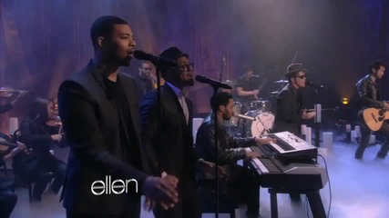 N e w! Bruno Mars - It Will Rain Live @ The Ellen Degeneres Show ` H Q `